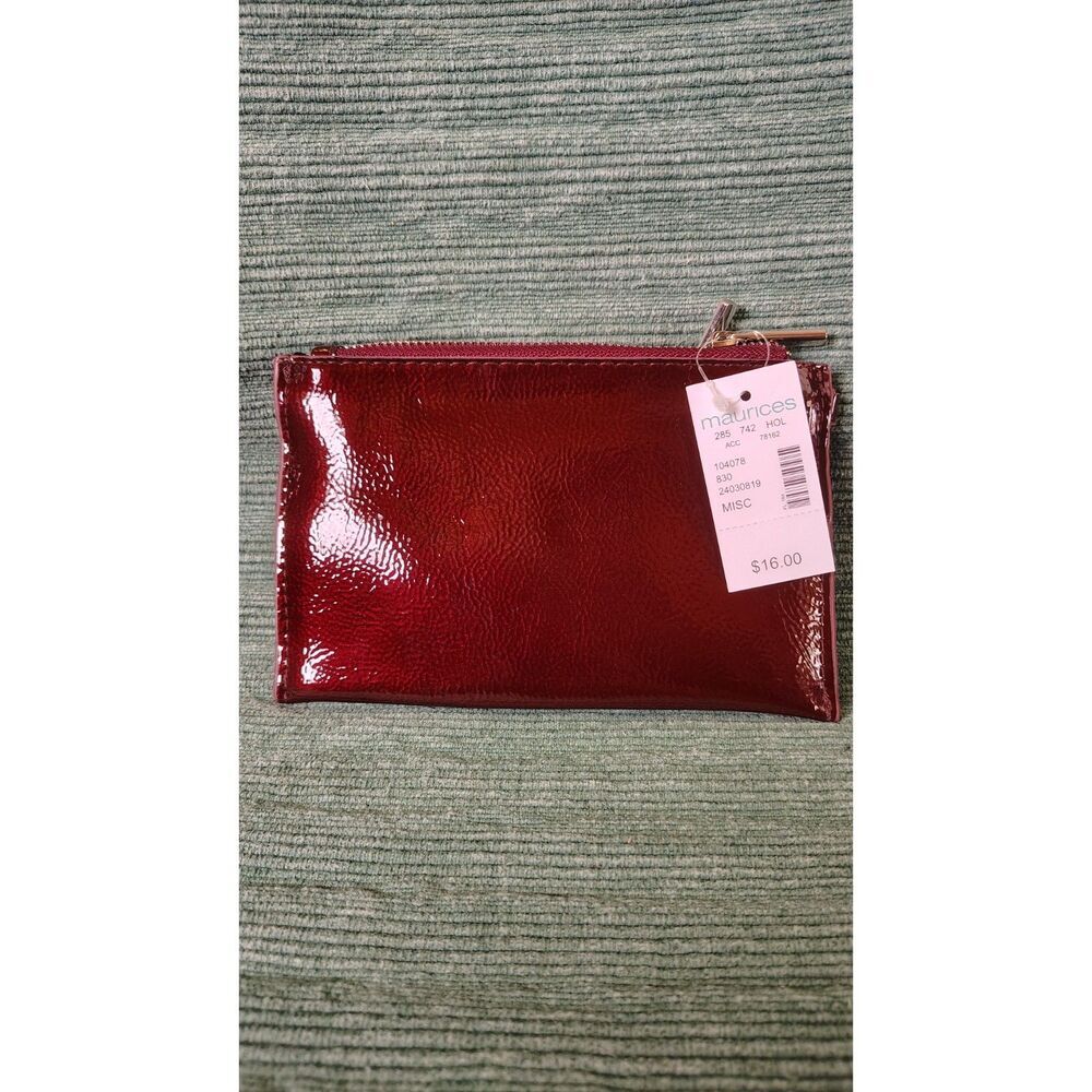 NWT Maurices Red Clutch Purse
